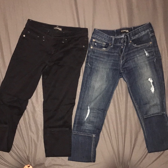 Express Size 4S Stella Denim Low Rise Jeans - Picture 5 of 5